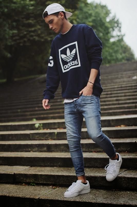 Tenis nike online com calça jeans